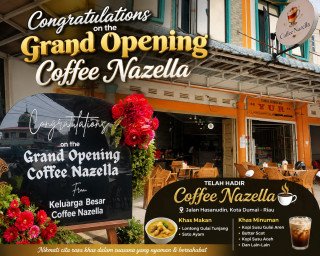 Cafe Nazella Ramaikan Kuliner Dumai dengan Sajian Nusantara dan Kopi Kekinian