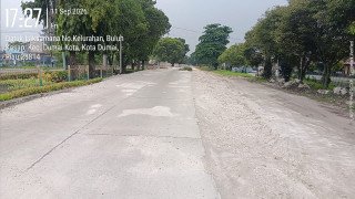 Proyek Jalan Nasional di Dumai Hampir Rampung, Papan Proyek Tak Terlihat, Ada Apa?